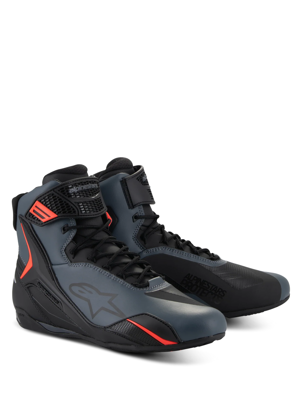 Scarpe moto Alpinestars Faster-4 grigio rosso