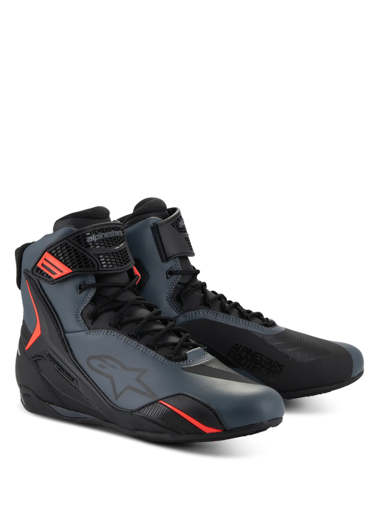 Scarpe moto Alpinestars Faster-4 grigio rosso