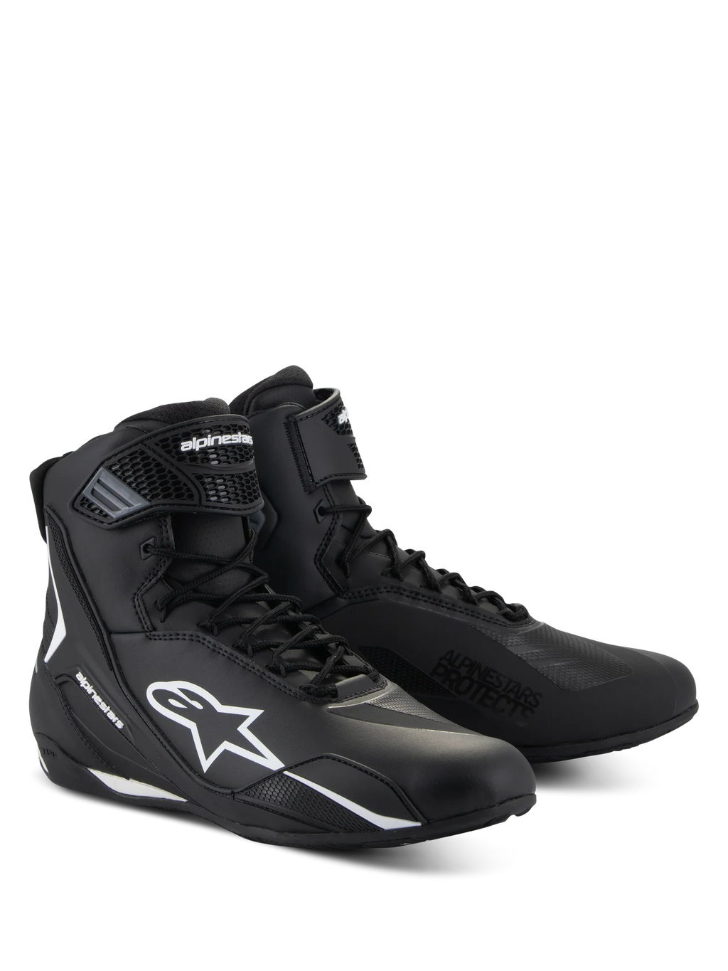 Scarpe moto Alpinestars Faster-4 nero bianco
