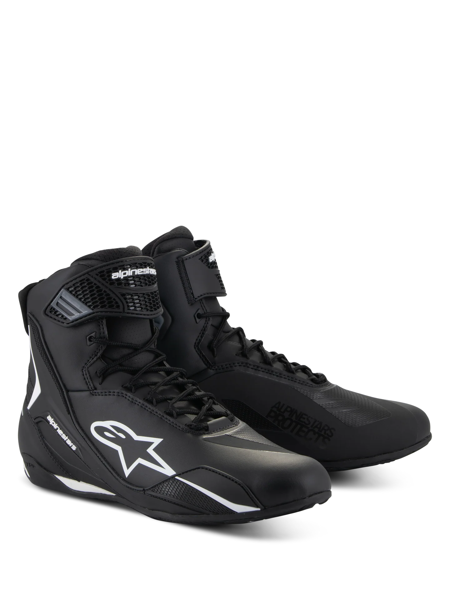 Scarpe moto Alpinestars Faster-4 nero bianco
