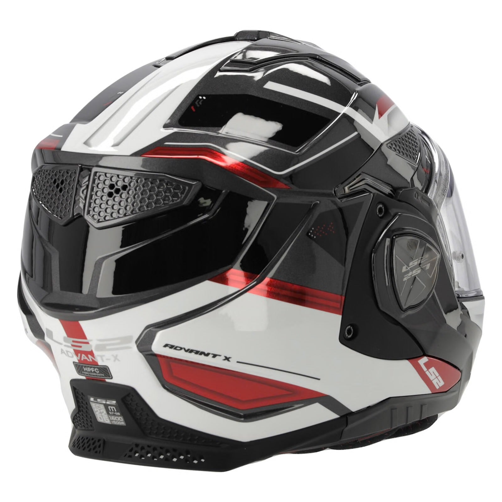 Casco modulare LS2 FF901 advant x Spectrum rosso bianco