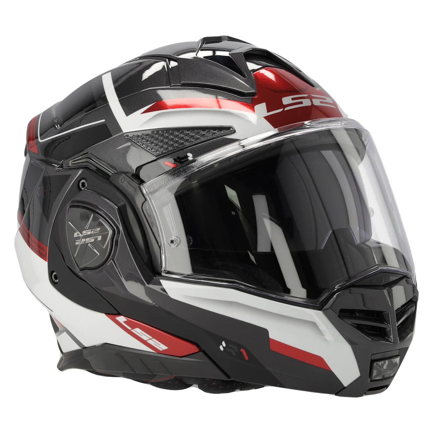 Casco modulare LS2 FF901 advant x Spectrum rosso bianco