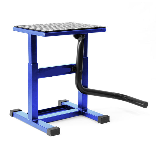 Cavalletto alzamoto enduro motocross BLU