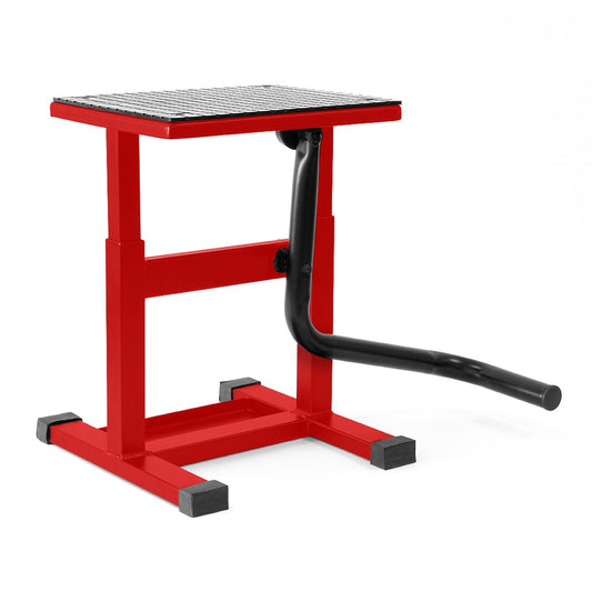 Cavalletto alzamoto enduro motocross ROSSO