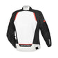 Giacca MOTO In Tessuto Macna Tondo Grigio Rosso