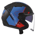 CASCO JET LS2 COPTER II TANGO BLU