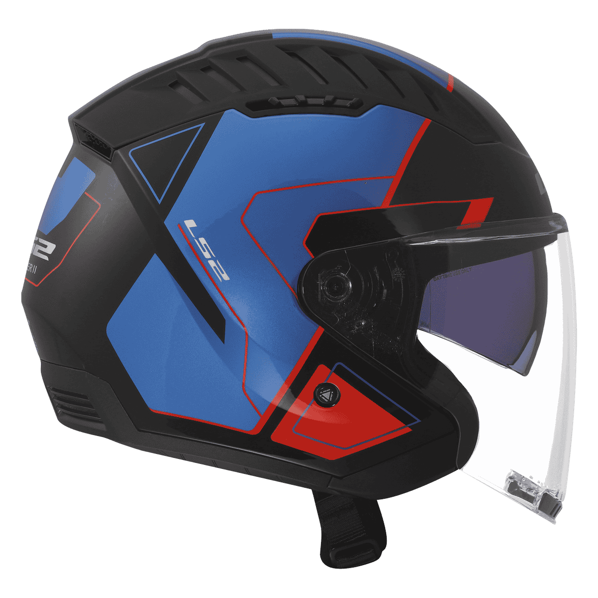 CASCO JET LS2 COPTER II TANGO BLU