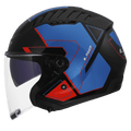 CASCO JET LS2 COPTER II TANGO BLU