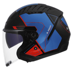 CASCO JET LS2 COPTER II TANGO BLU