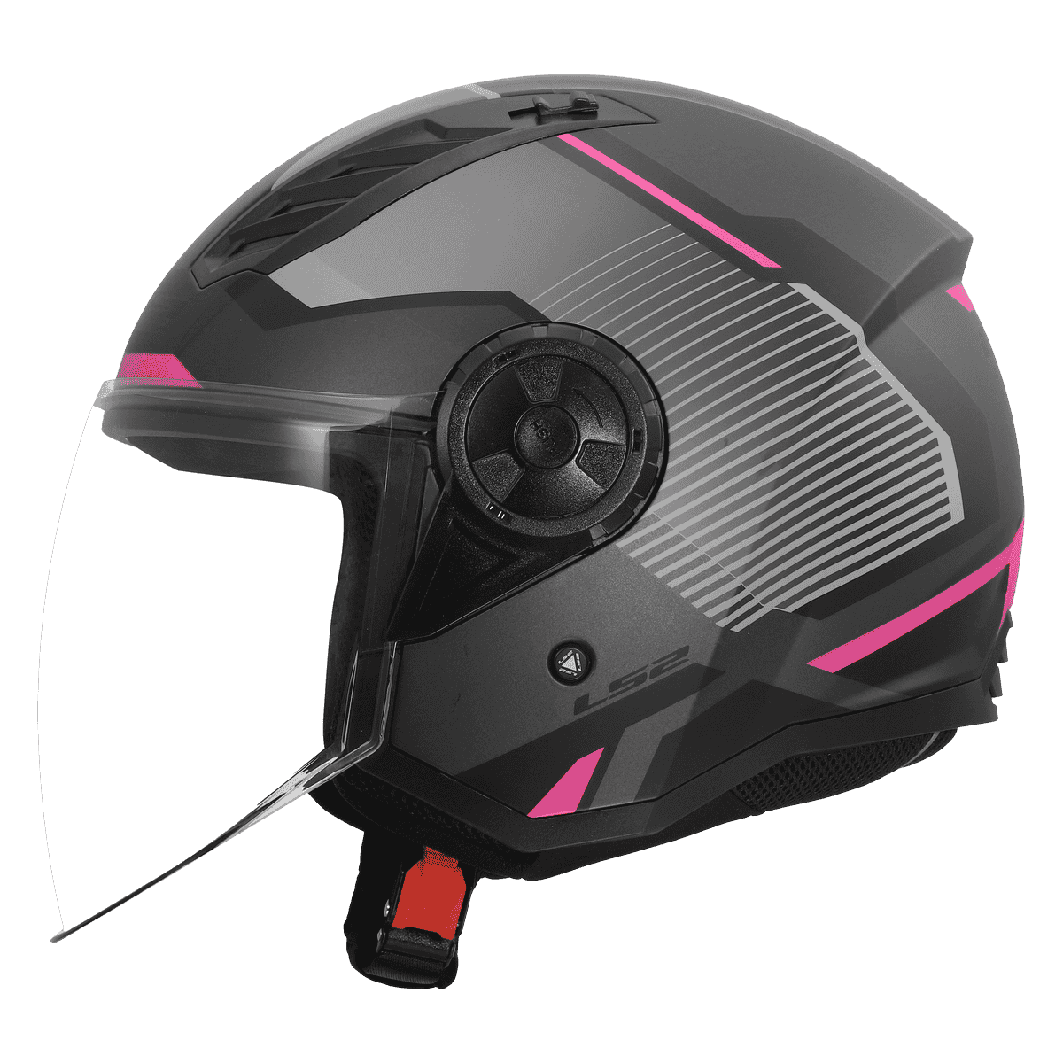Casco LS2 AIRFLOW 2 SOLAR GREY PINK ROSA
