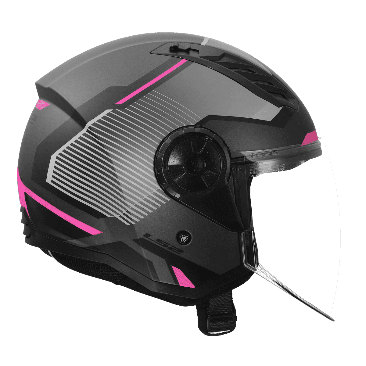 Casco LS2 AIRFLOW 2 SOLAR GREY PINK ROSA
