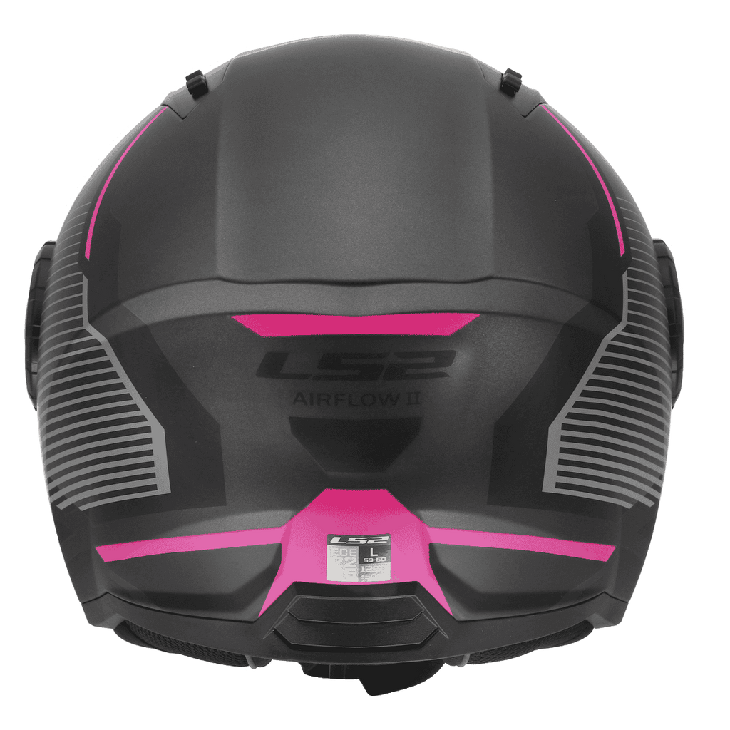 Casco LS2 AIRFLOW 2 SOLAR GREY PINK ROSA
