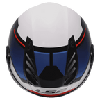 Casco LS2 AIRFLOW 2 SOLAR WHITE BLUE RED