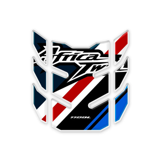 2 Pezzi Para Colpi Per Serbatoio Moto - Adesivo Antigraffio Trasparente, Design Fishbone - Foto 4