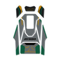 Adesivo Paraserbatoio per BMW R 1300 GS 2024 verde grigio giallo