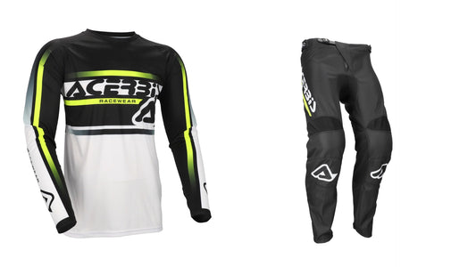 Completo Motocross Enduro Acerbis Linear LOGO NERO