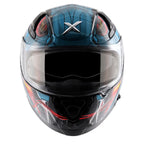 Casco moto AXOR Helmets APEX VENOMOUS INTEGRALE NERO BLU