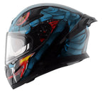 Casco moto AXOR Helmets APEX VENOMOUS INTEGRALE NERO BLU