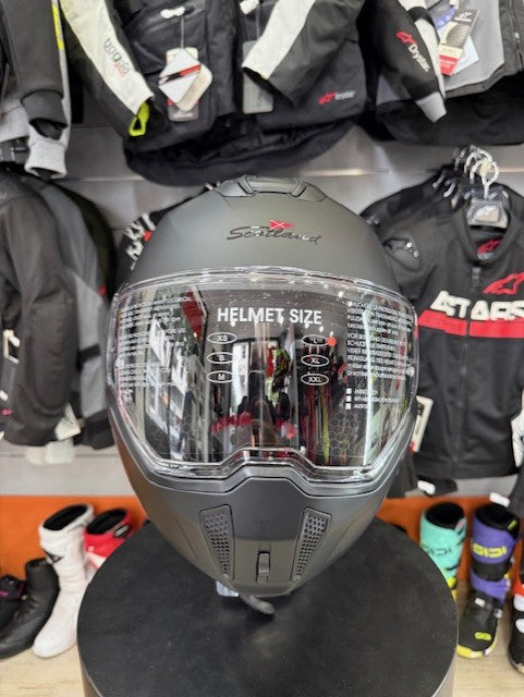 Casco modulare reversibile Scotland Nero