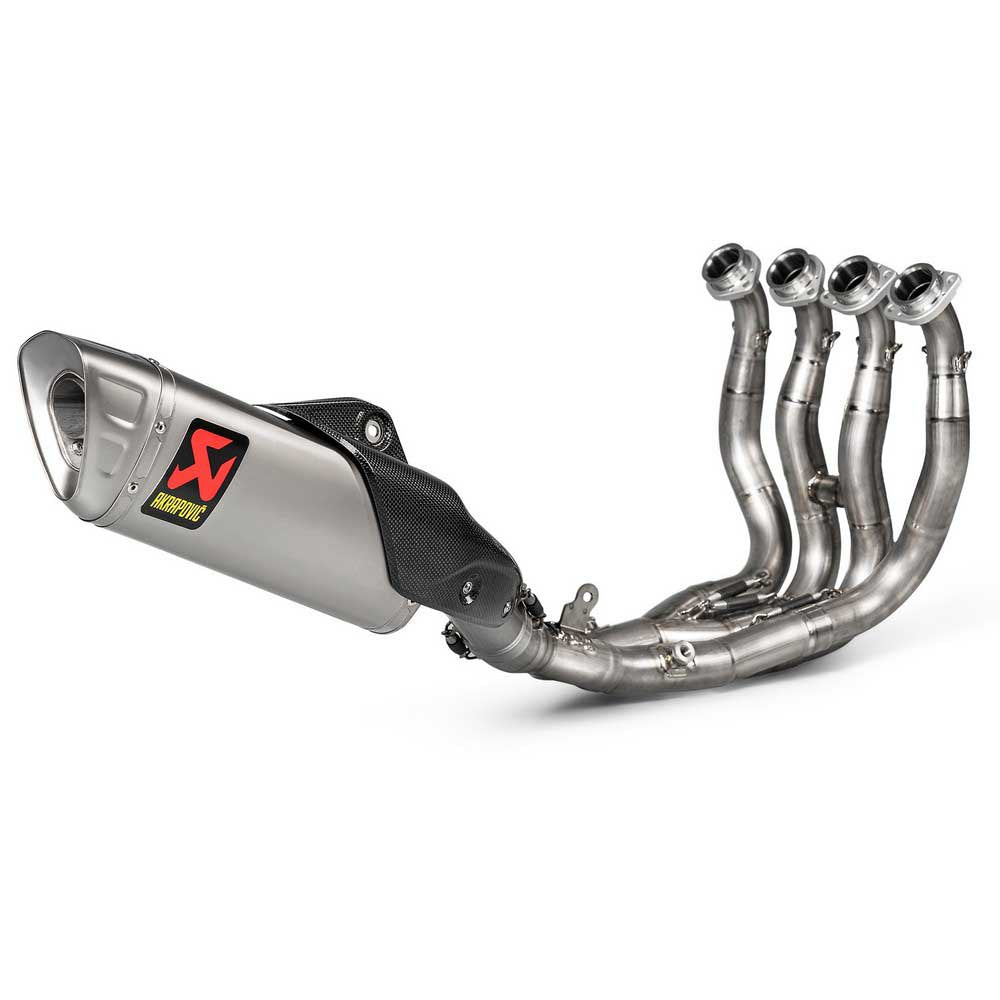 SCARICO COMPLETO AKRAPOVIC RACING NON OMOLOGATO CON COLLETTORI IN ACCIAIO E TERMINALE IN TITANIO PER YAMAHA R1 M 15-23