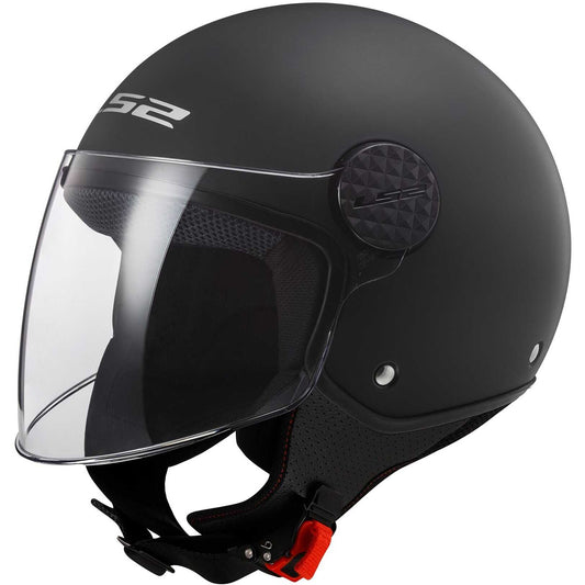 Casco Jet Moto Ls2 SPHERE 2 Nero Opaco