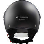 Casco Jet Moto Ls2 SPHERE 2 Nero Opaco