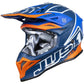 Casco Cross J39 Blu Arancio Fluo