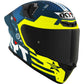 Casco Moto Integrale Kyt TT-REVO FUSELAGE Giallo Opaco
