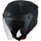 Casco Moto Jet KYT D-CITY PLAIN NERO OPACO