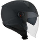Casco Moto Jet KYT D-CITY PLAIN NERO OPACO