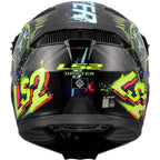 Casco Moto Jet LS2 OF606 DRIFTER RAYZ Nero Blue