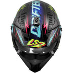 Casco Moto Jet LS2 OF606 DRIFTER RAYZ Nero Blue