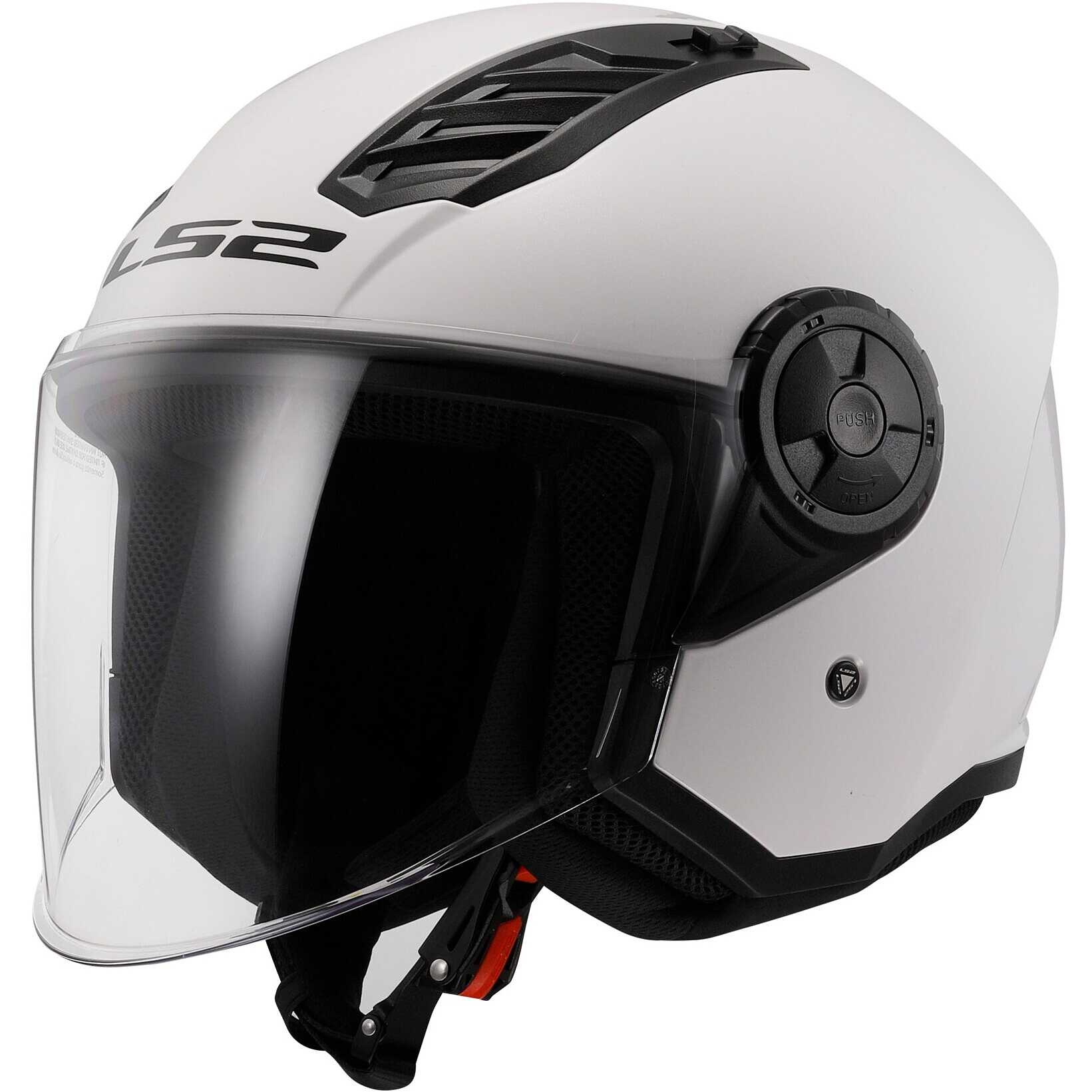 Casco Jet LS2 AIRFLOW 2 bianco lucido