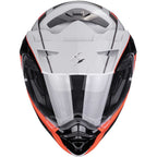Casco Moto Modulare Adventure P/J Scorpion ADX-2 KAMPS Grigio Rosso