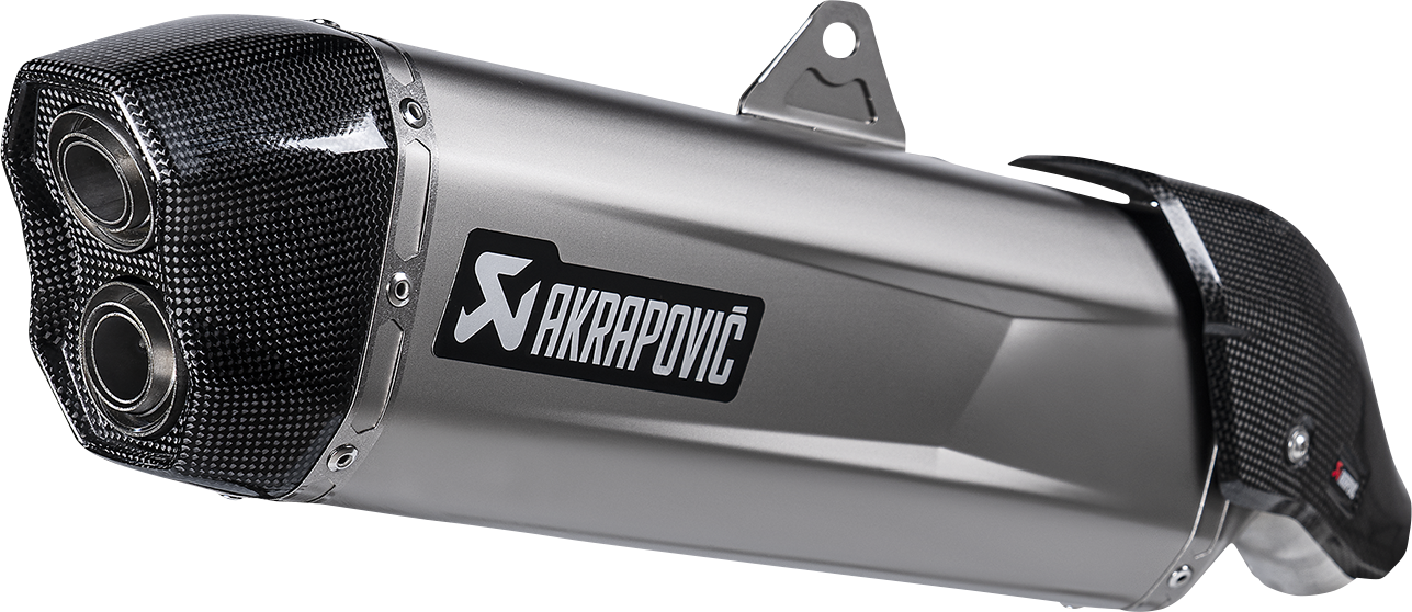 Akrapovic Silenziatore Slip On Omologato In Titanio Aprilia Ref:S-A6SO1-HGJT