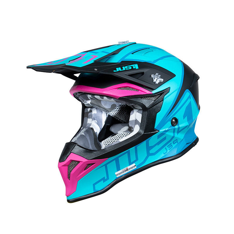 Casco Cross J39 Fuxia