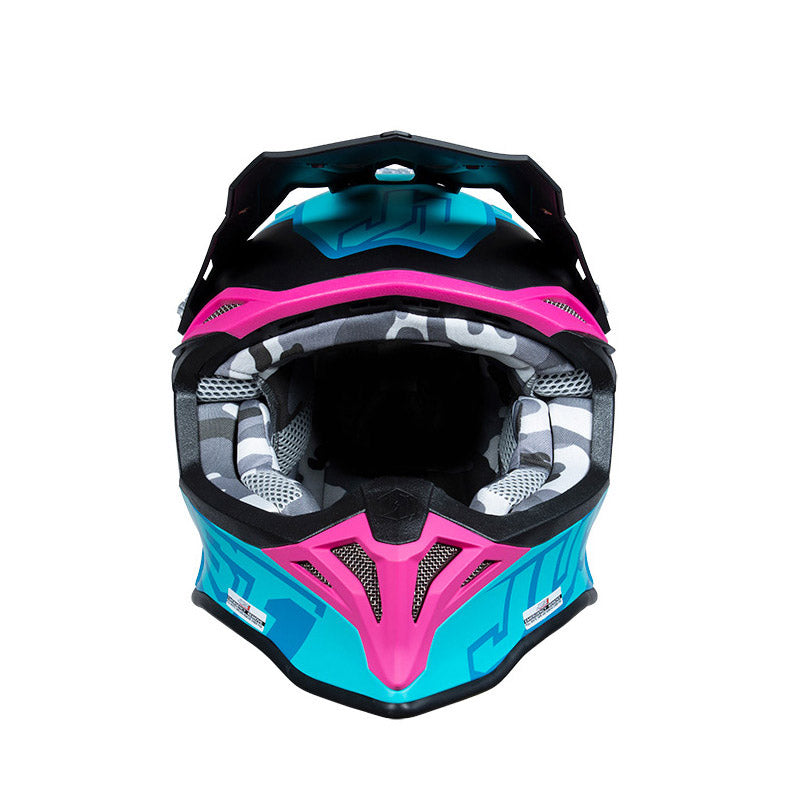 Casco Cross J39 Fuxia