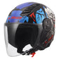 Casco LS2 AIRFLOW 2 ZOMBIE LUCIDO