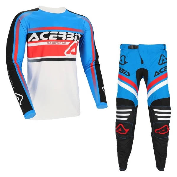 Completo Motocross Enduro Acerbis Linear Blu