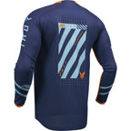 Completo Motocross Enduro Launchmode Blu Arancio