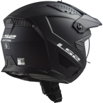 Casco moto jet LS2 Drifter nero opaco