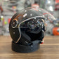 Casco Jet JFM 550 doppia visiera Nero opaco