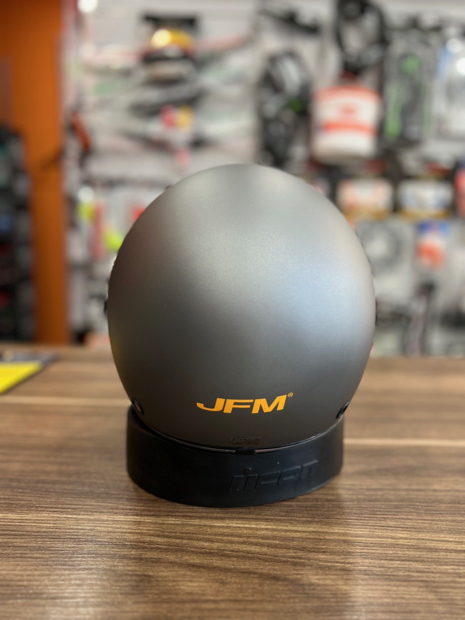 Casco Jet JFM 550 doppia visiera GRIGIO OPACO
