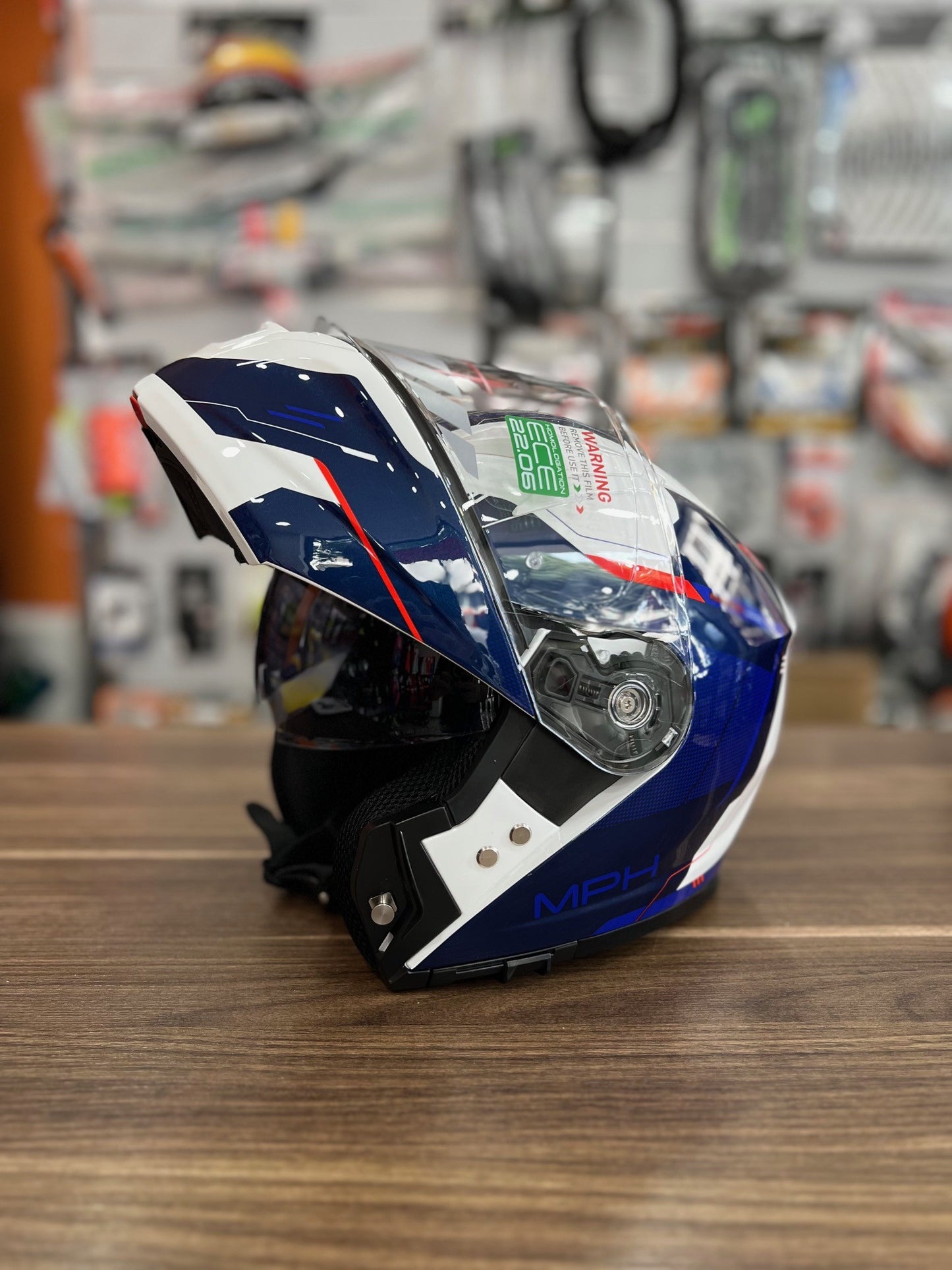 Casco modulare MPH RAPTOR 06 BLU