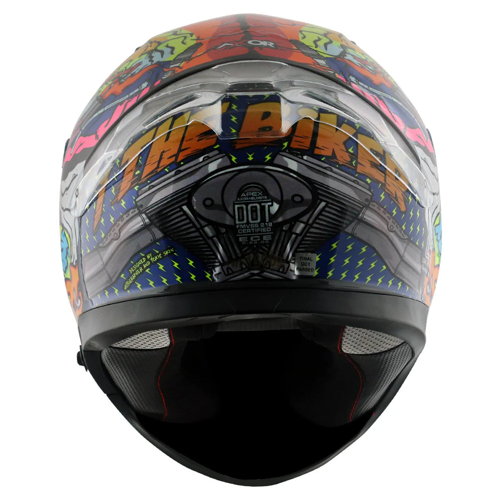 Casco moto AXOR Helmets APEX MULTICOLOR 299