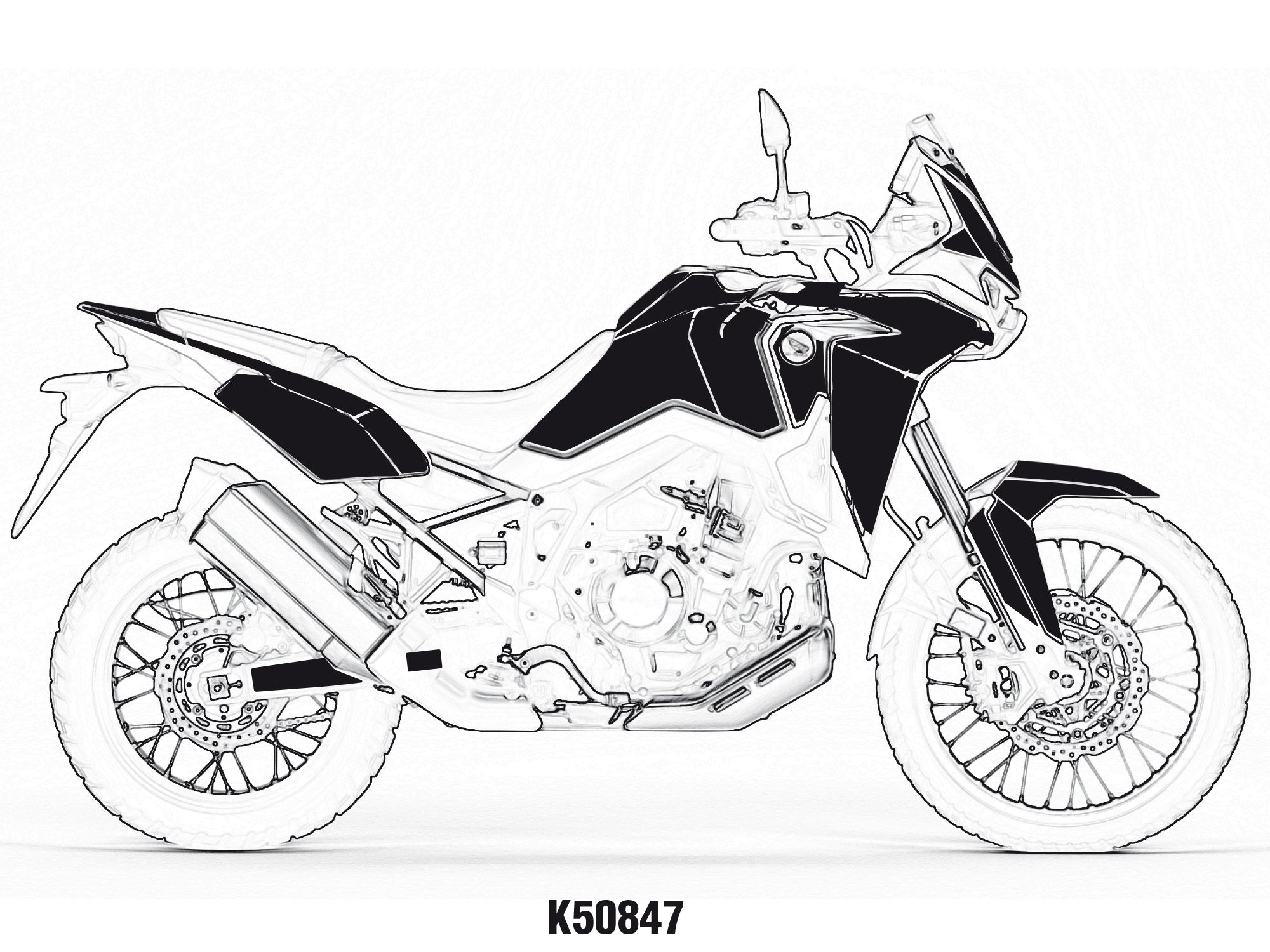 Kit grafiche adesivi Honda Africa Twin 1100