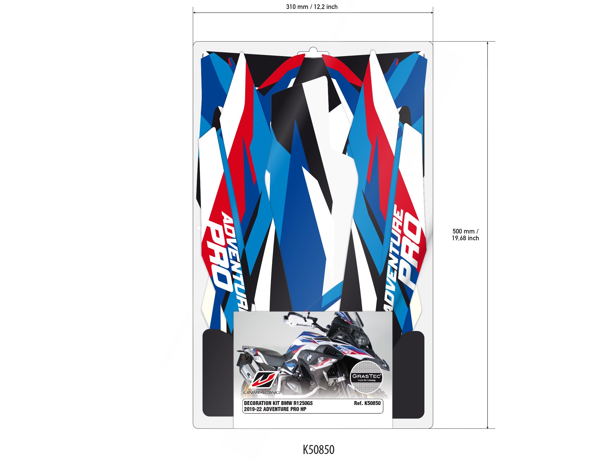 Kit grafiche adesivi BMW R1200GS R1250GS 17-23