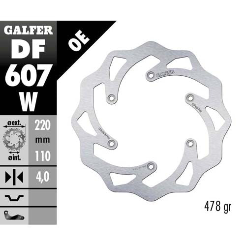 DISCO POSTERIORE GALFER KTM-HUSQVARNA-GASGAS-HUSABERG