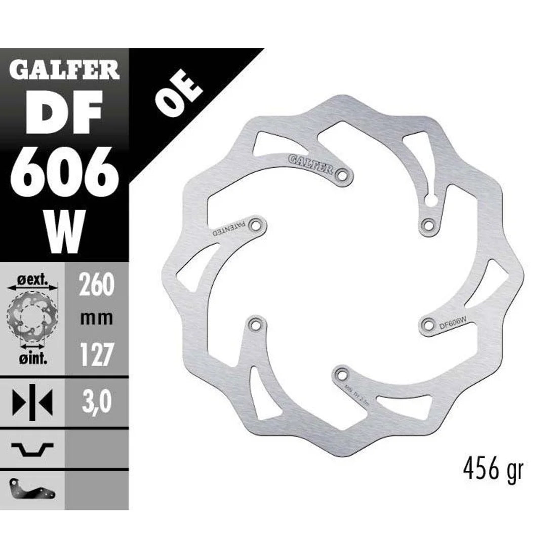DISCO FRENO ANTERIORE GALFER KTM-HUSQVARNA-BETA-HUSABERG