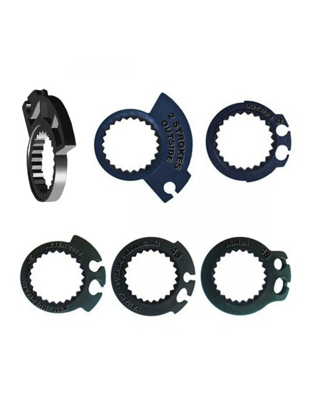 Manopole ProGrip 708 lock on rosso nero nero blu